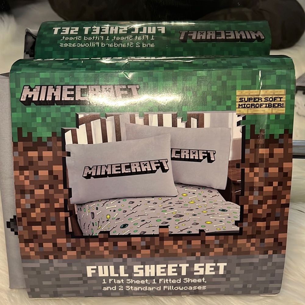 Minecraft for sheet set